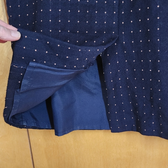 Sung sport vintage wool skirt polkadot - Picture 4 of 11